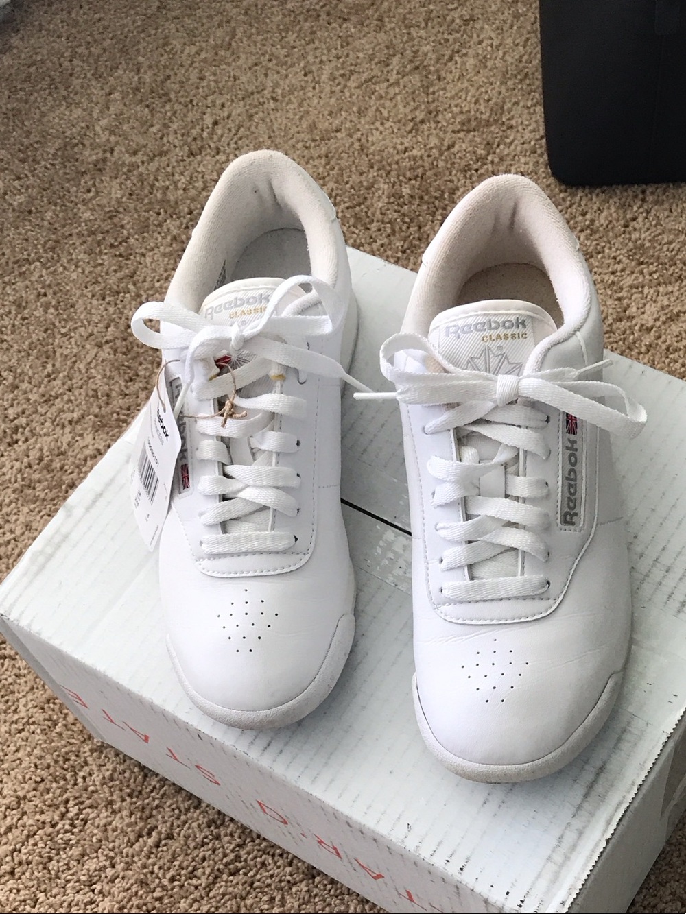 Reebok, princess, tennis shoes